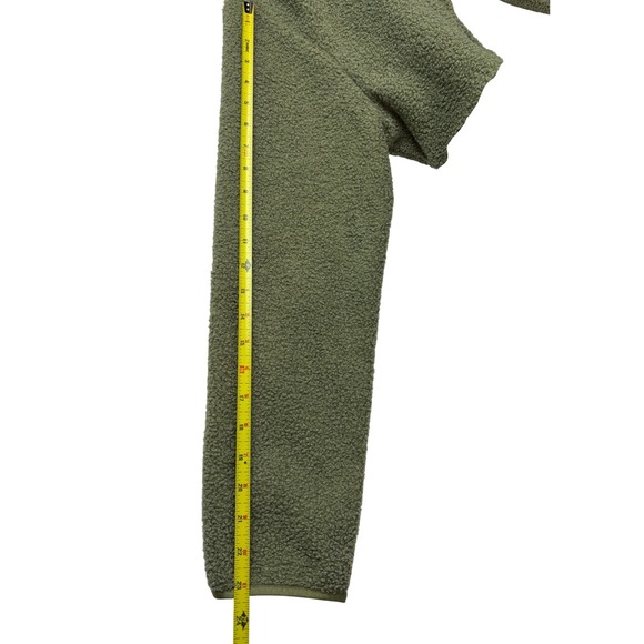 Tommy Bahama Women's S Green Sherpa Fleece Quilted Mixed Media Full Zip Jacket - Picture 11 of 13